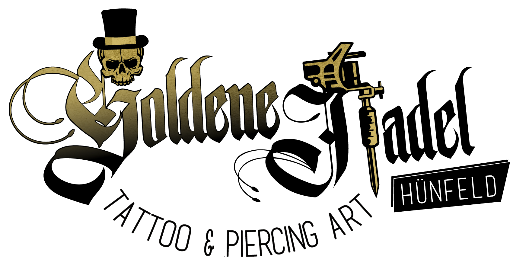 Logo Goldene Nadel Tattoo & Piercing Art